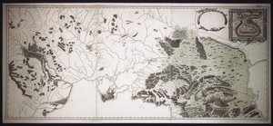 ヨーロッパのロシアとトルコ、コーカサスのドナウ河口との国境の地図 作： Unknown